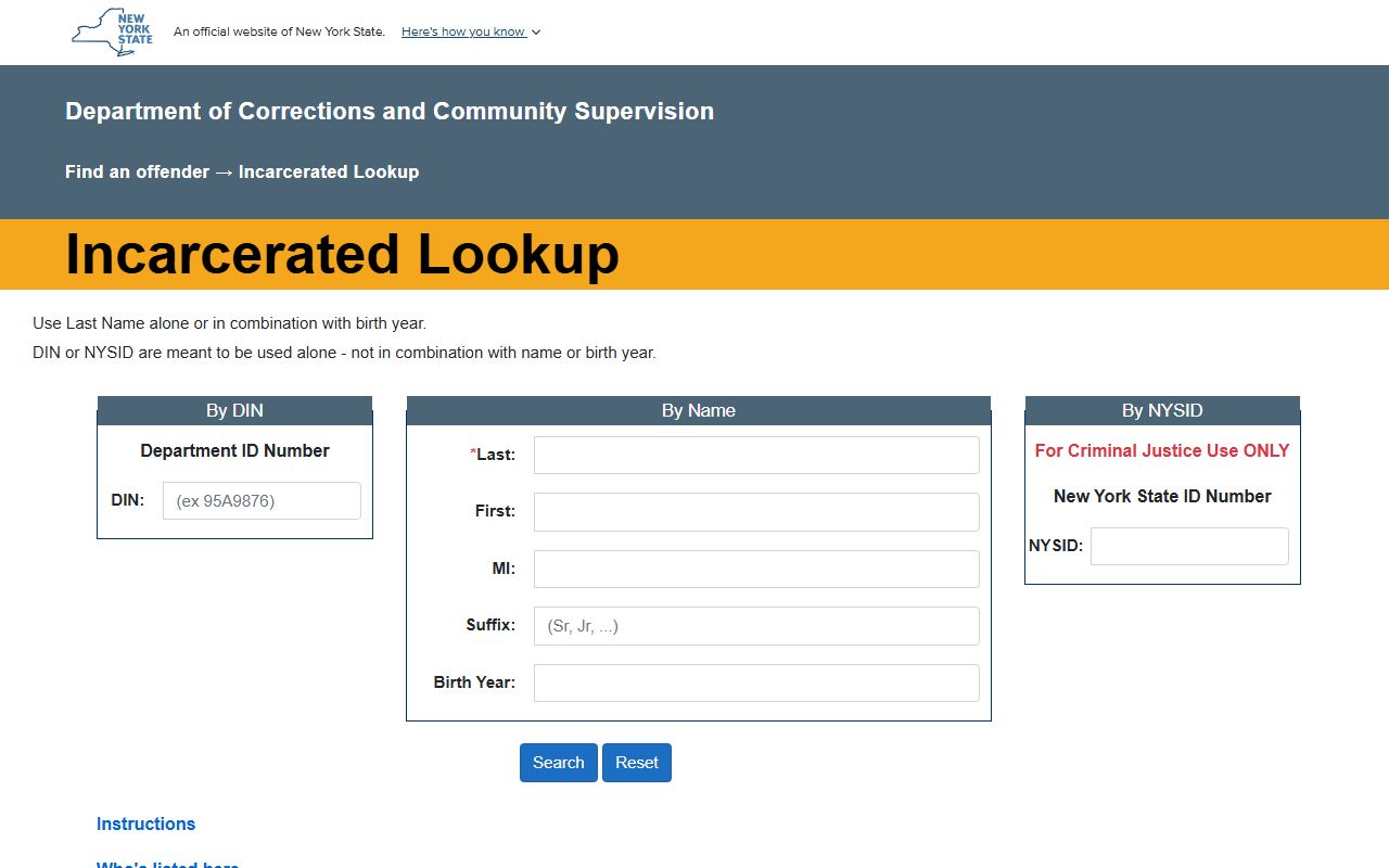 Rockland County sentenced inmate DOCCS lookup